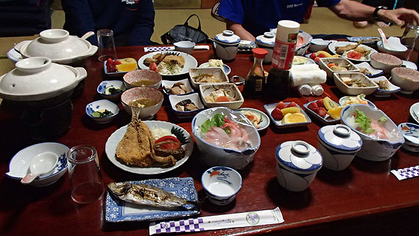 千寿荘の夕食